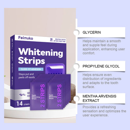 💜 Bandes Blanchissantes Violettes – Effet White Instantané